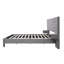 Platform Bed With Headboard, Modern Velvet Upholstered Platform Bed With 2 Nightstands, With Diamond Tufted,-1391273671-1391273666
