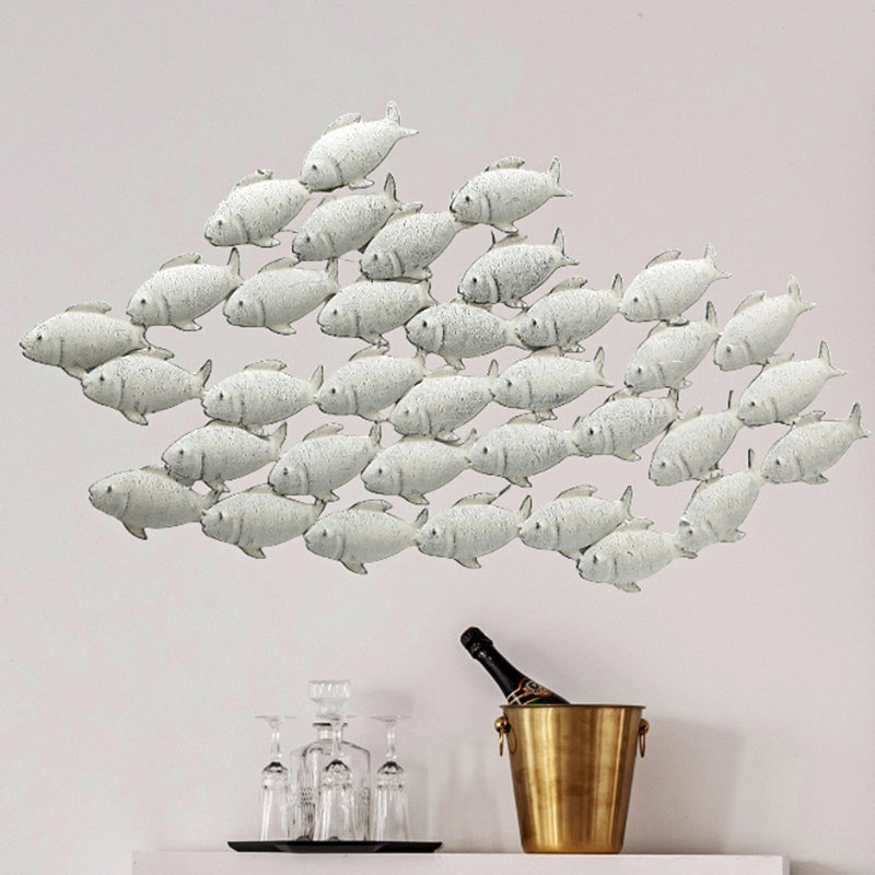 Maggio School of Fish Coastal Wall Decor, 38 Inches