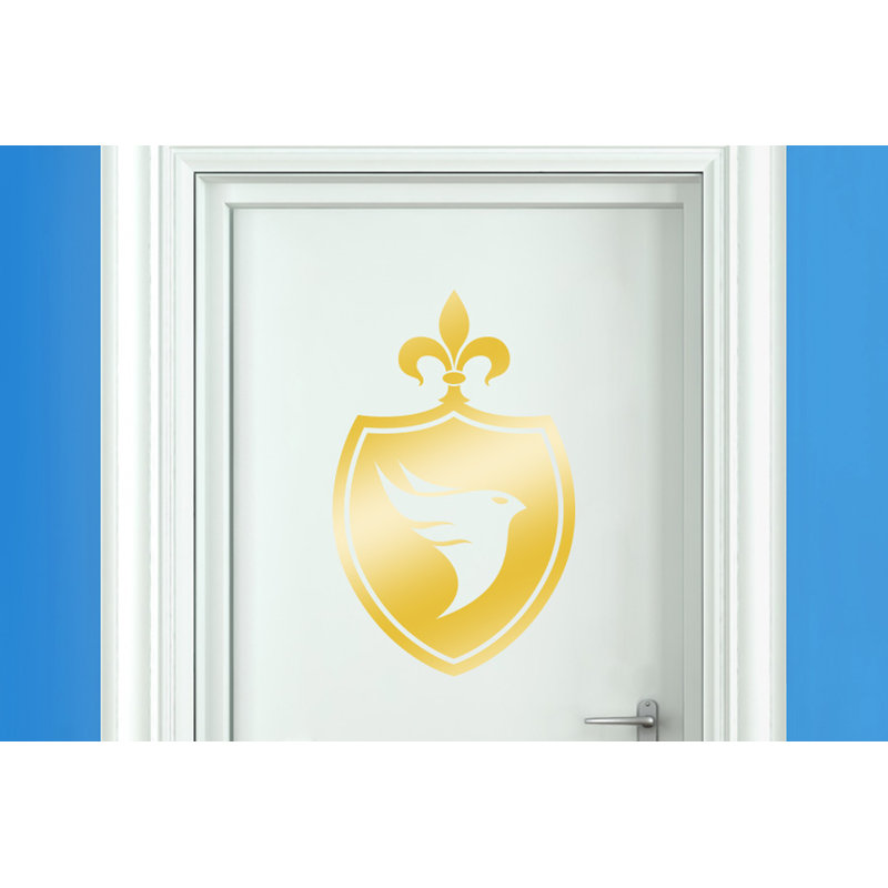 Animals Wall Decal, Shiny Gold
