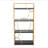 Contemporary Bookcase Metal And Wood-324260176