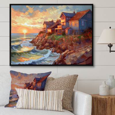 «Seaside Village Dream II», reproduction sur toile