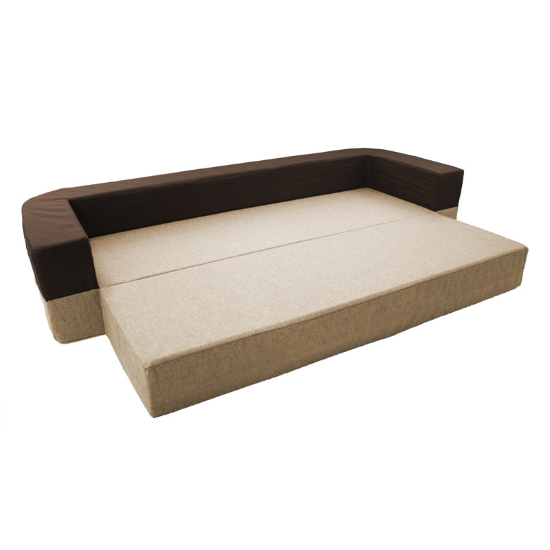 Lits convertibles pour chien Burnham, Grand (l 36 po x P 28 po x H 4 po), Brun moka