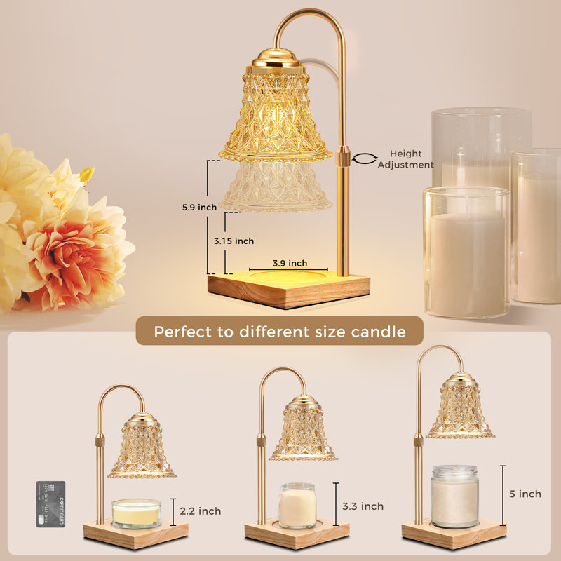 Lampe de bureau en métal Darynn