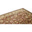 High-Quality Hand-Knotted Wine And Beige Area Rug