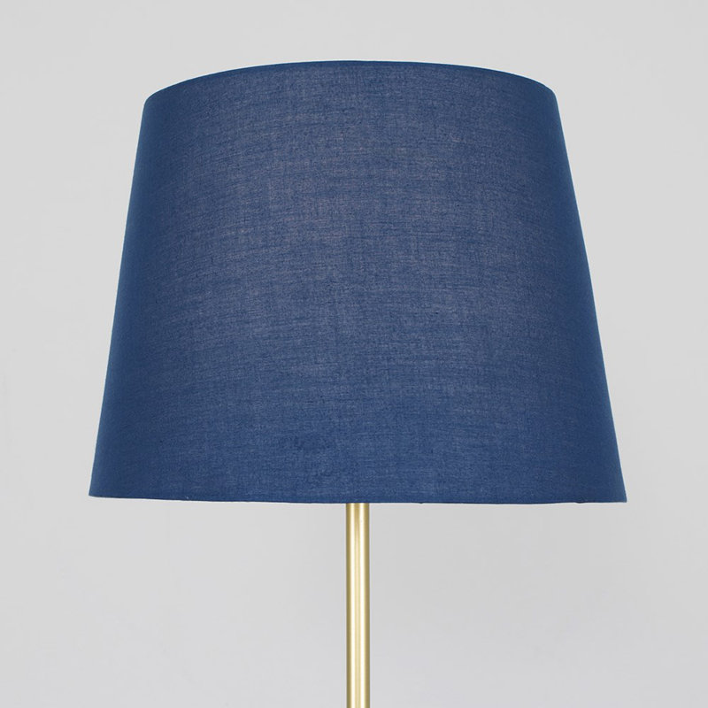 Gurpreet 154cm Traditional Floor Lamp, Blue, Gold, Yes