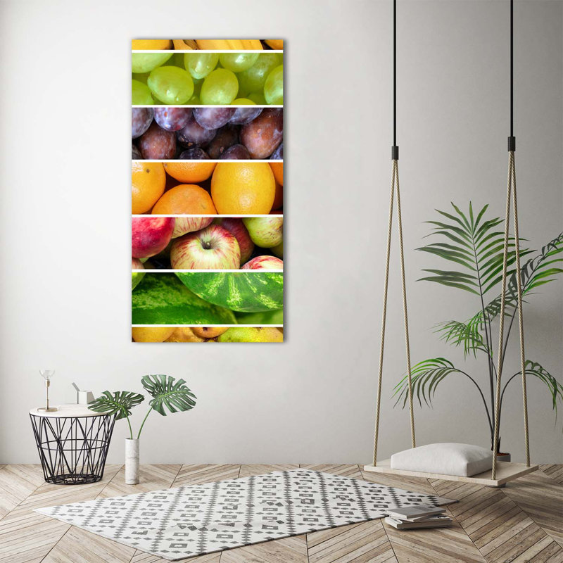 Colorful Fruits - Wrapped Canvas Print, 140cm H x 70cm W