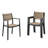 Dugas Radiance Outdoor Patio FSC Light Wood And Resin Dining Set-111010379