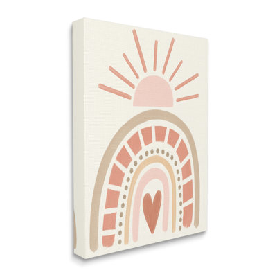 Heart Rainbow Shapes Sunrise Sky Neutral