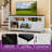 Modern Mid-Century Entertainment Center Media Console Table TV Stand With Power Outlet Storage Cabinets And Open Shelf-608094781