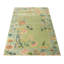 Rug & Kilim’S Chinese Art Deco Style Rug In Green And Blue With Floral Patterns