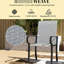 Of 2 Patio Dining Chairs With High And , Deep Seating, Hand-woven Pe , Steel Frame, Gray, Assembly Needed Two Armrest, Comfortable Frame Powder Coating, Gray Color,