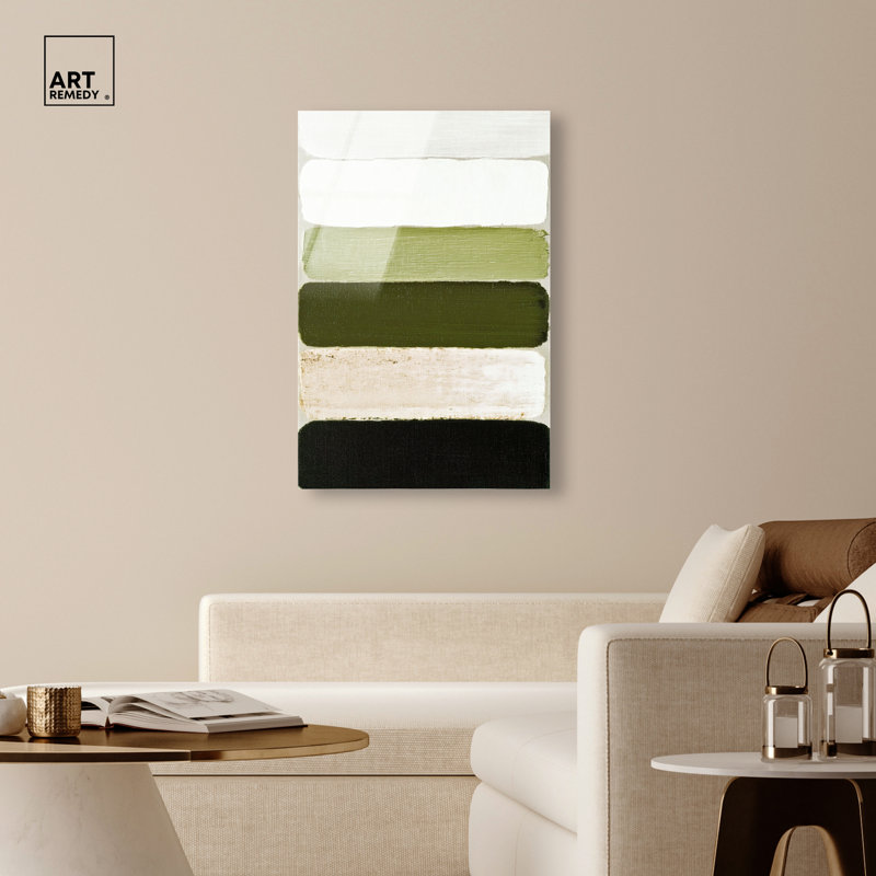 "Olive Stack II", reproduction d'art sur acrylique par Art Remedy, prête à être suspendue, 30 x 45, H 45 po x l 30 po