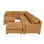 Canapé modulaire en cuir à large assise modulaire