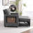 Upholstered Convertible Sleeper Sofa featuring USB Ports and Side Pocket-495619665