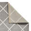 Eielt area rug Machine Woven Rectangle Greay/Cream-856785919