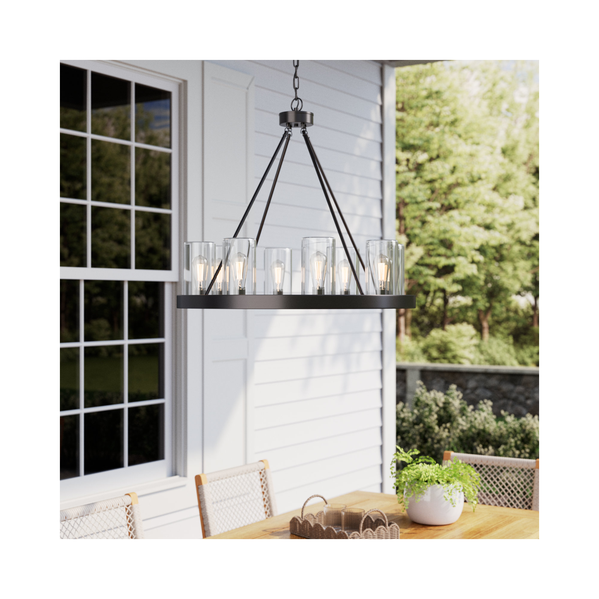 Clemons Outdoor Chandelier