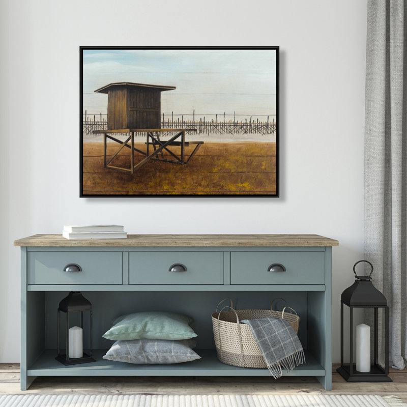 Toile Newport Beach Lifeguard Tower | Décoration côtière