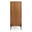 Commode Mid-Century noyer et gris Sisemore