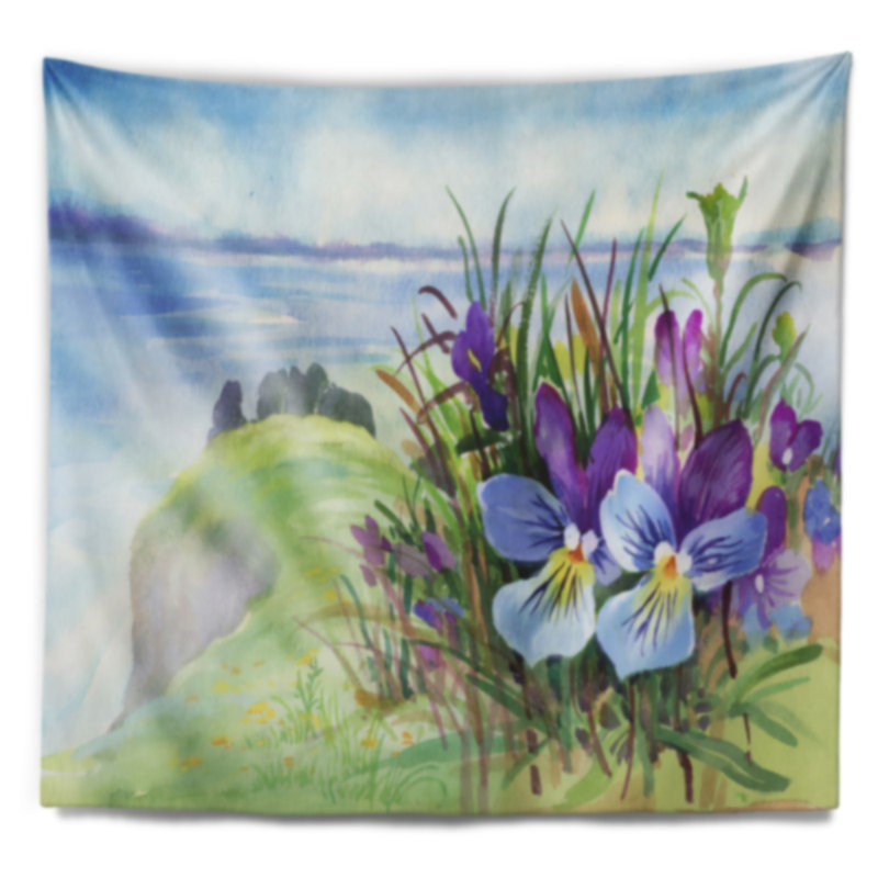 Polyester Tapestry, 68" H x 80" W
