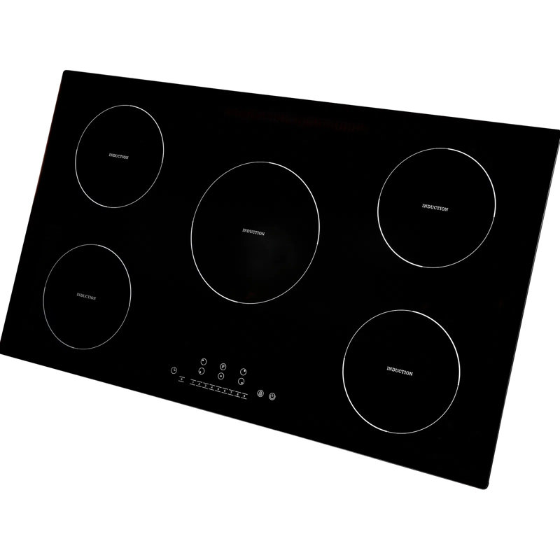 EvoNet 40" Black 5 Burner Cooktop