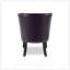 Fauteuil d'appoint en similicuir avec garniture de rivets, canapé de salon confortable et élégant pour la réception à domicile