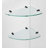 Belmore GS 41.25" - 42.25" W x 72" H Hinged Frameless Shower Door-30103500-105465451