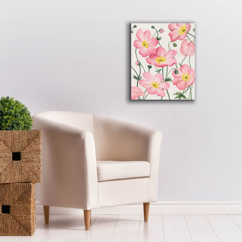  «Sidewalk Anemones 2» par Grace Popp, art mural sur toile, 20 po x 24 po, H 24 po x l 20 po