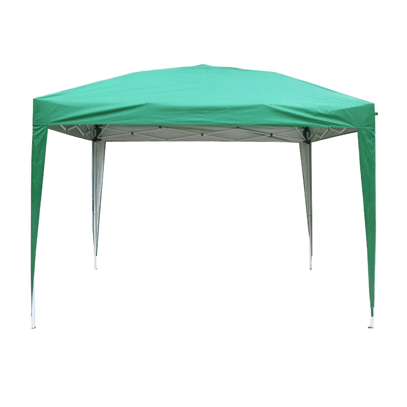Adeen 3m x 3m Metal Pop-Up Gazebo, Green