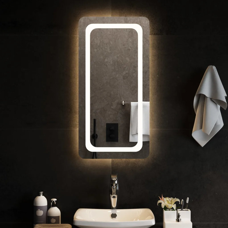 Flat Wall Mirror, 80 cm H x 40 cm W