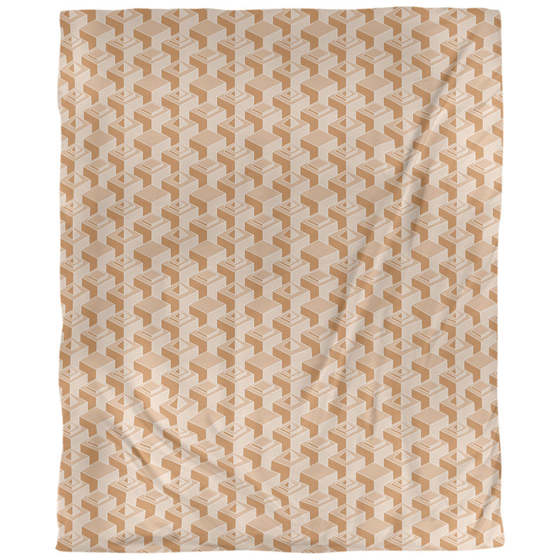 Tissu skyscrapers, Orange, L 54 po x l 36 po, Lin huître palazzo