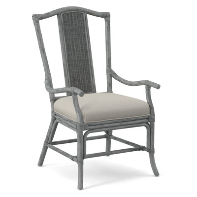Chaise avec accoudoirs à dossier à lattes Drury Lane