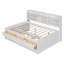 Lit capitaine en bois avec tablettes intégrées-460300414