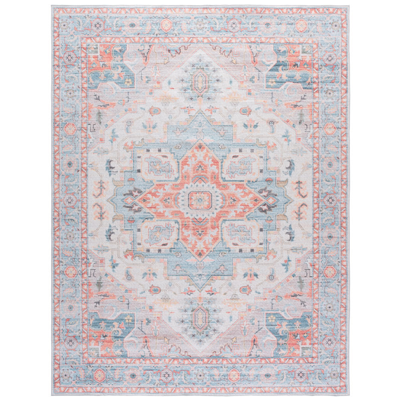Roshaun Performance Machine Washable Oriental Rug, Rectangle 8' x 10'