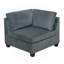 Ensemble de canapé modulaire en chenille gris 6 pièces