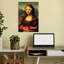 Mona Lisa Party Time Classic Modern Playful Portrait Wall Art Print by Andreas Magnusson - Wrapped Canvas Print-1406904425
