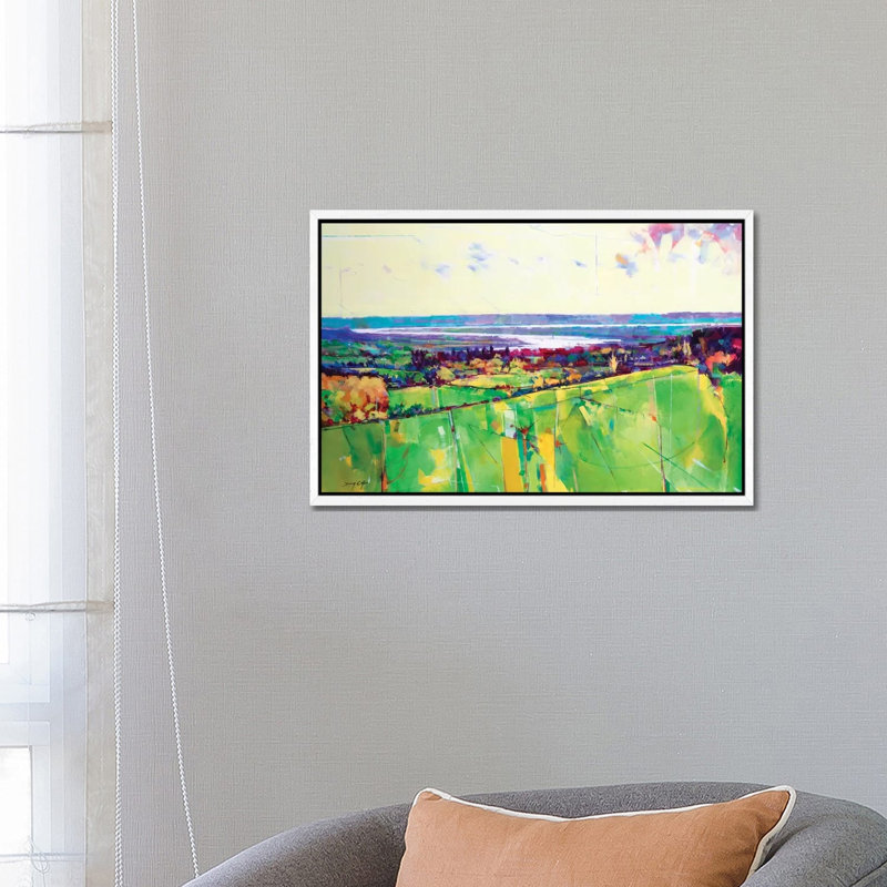 Sabrina I by Doug Eaton - Painting on Canvas, 66.04 cm H x 45.72 cm W, White Framed