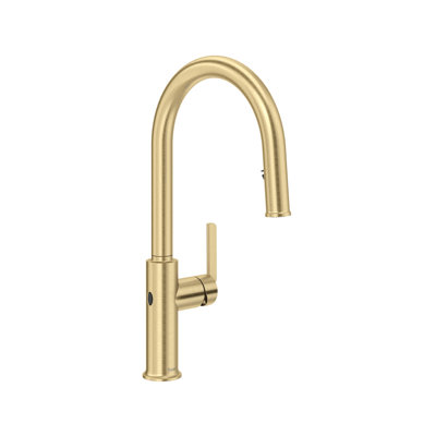 Authentica Pull-Down Touchless Kitchen Faucet With C-Spout
