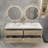 70.4'' Double Bathroom Vanity with Plastic Top-232566091