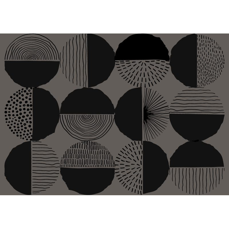 Gautious Geometric Area Rug, Rectangle 90 x 150cm
