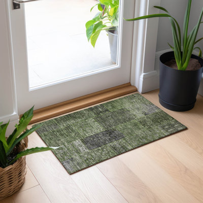 Tapis intérieur / extérieur Madysyn avec envers antidérapant
