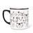 Set Of 4 Simple Cat Faces Mug