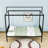 Metal Bed Frame With Fence-930047143-930047142