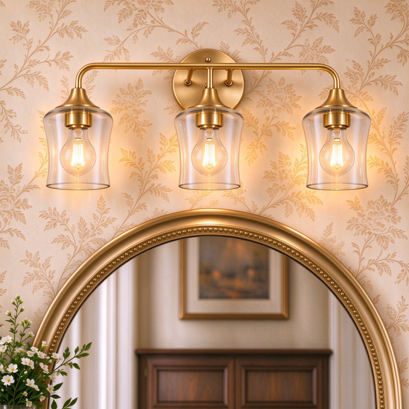 Éclairage pour meuble-lavabo à intensité variable 3 lumières Atsuhisa