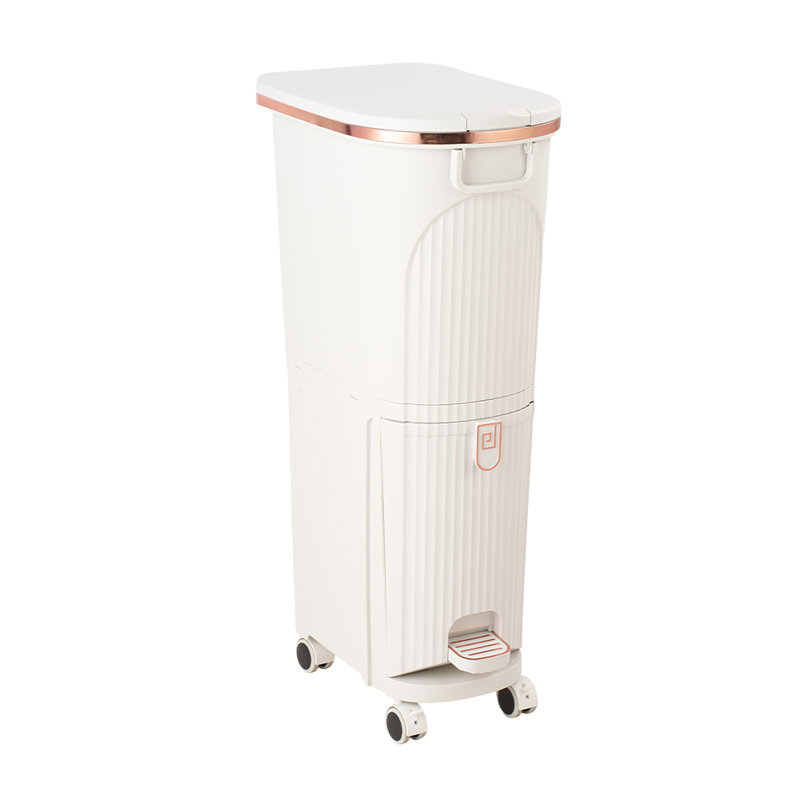 Plastic Manual Lift Waste Bin - 38L
