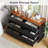 6 Drawers Dresser, 47" Wide Modern Chest Of Drawers, Farmhouse Dresser Tv Stand Storage Cabinet, Wood Drawer Organizer For Bedroom, Living Room, Hallway, Black-117809939