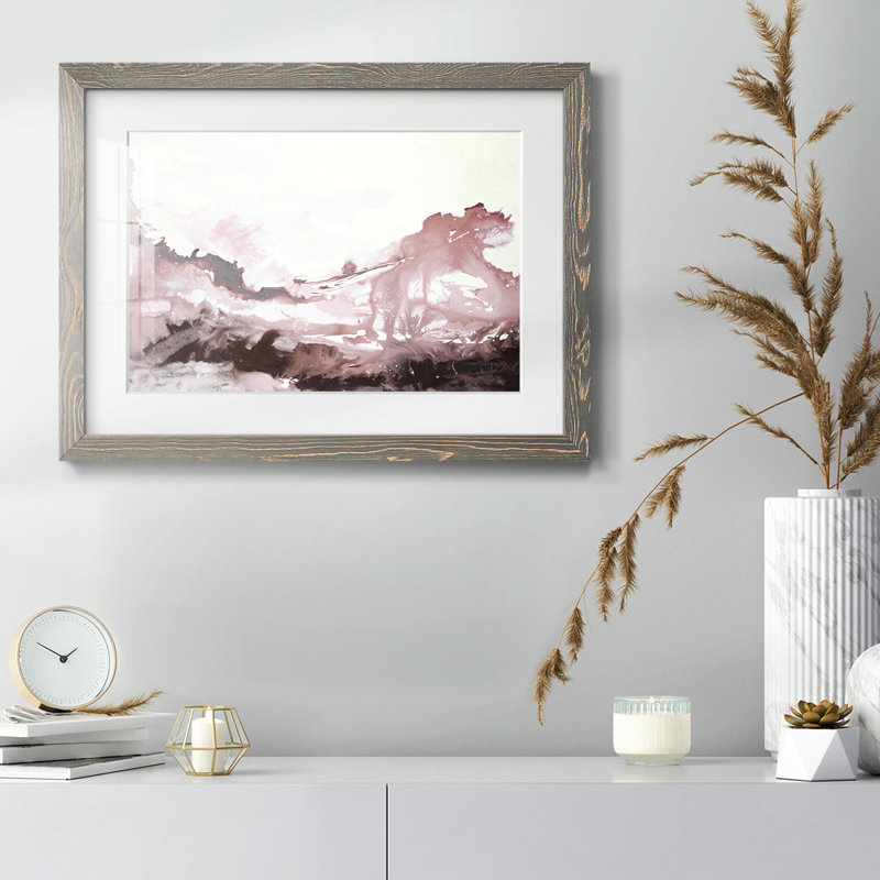 Single Picture Frame Print on Canvas, Gray, 14" H x 20" W x 1.5" D