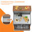 Outdoor Cabinet With Stainless Steel Top, Fir Wood Frame & Anti-Tip Design