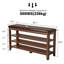 Banc à chaussures en bois massif à 3 niveaux Adryell avec rangement-329492503-329405253