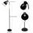 Quanishia 47.2'' Task Floor & Table Lamp Set