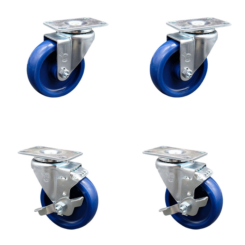 Solid Polyurethane Swivel Caster